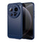 Xiaomi 17 Ultra EIDERWOOD Brushed Carbon Bagside Cover - Blå