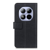 Xiaomi Redmi Note 15 Pro+ (Plus) / Poco M8 Pro (5G) EIDERWOOD Kunstlæder Flip Cover m. Kortholder - Sort