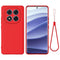Xiaomi Redmi Note 15 Pro (5G) EIDERWOOD Silikone Bagside Cover m. Strop - Rød