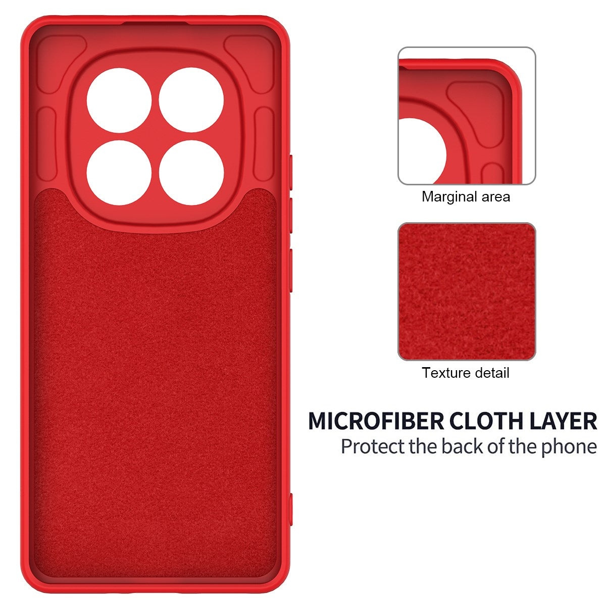 Xiaomi Redmi Note 15 Pro (5G) EIDERWOOD Silikone Bagside Cover m. Strop - Rød