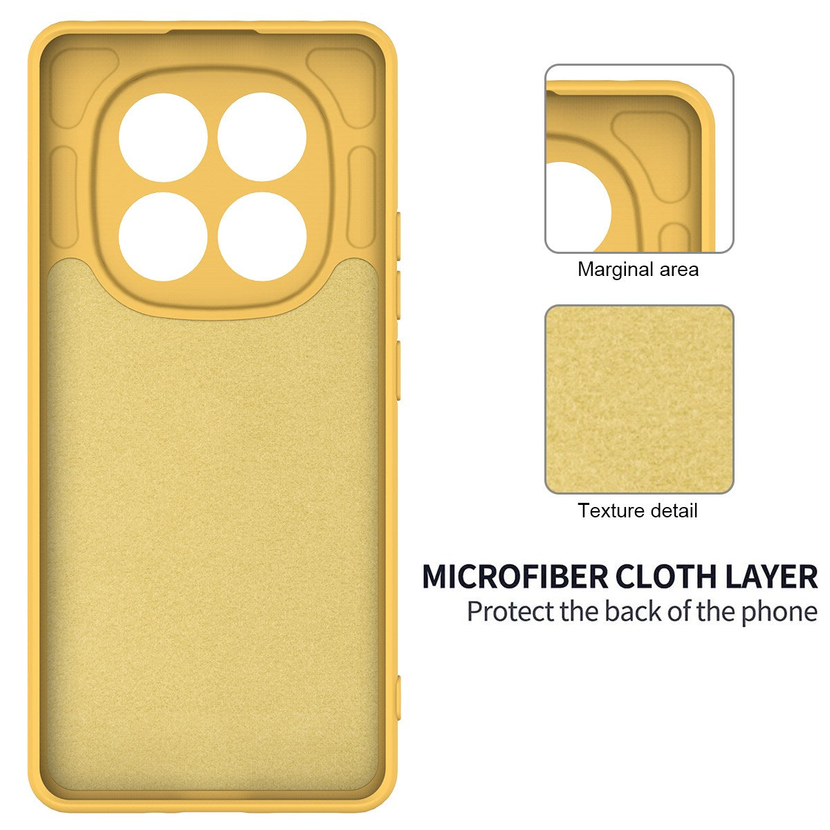Xiaomi Redmi Note 15 Pro (5G) EIDERWOOD Silikone Bagside Cover m. Strop - Gul