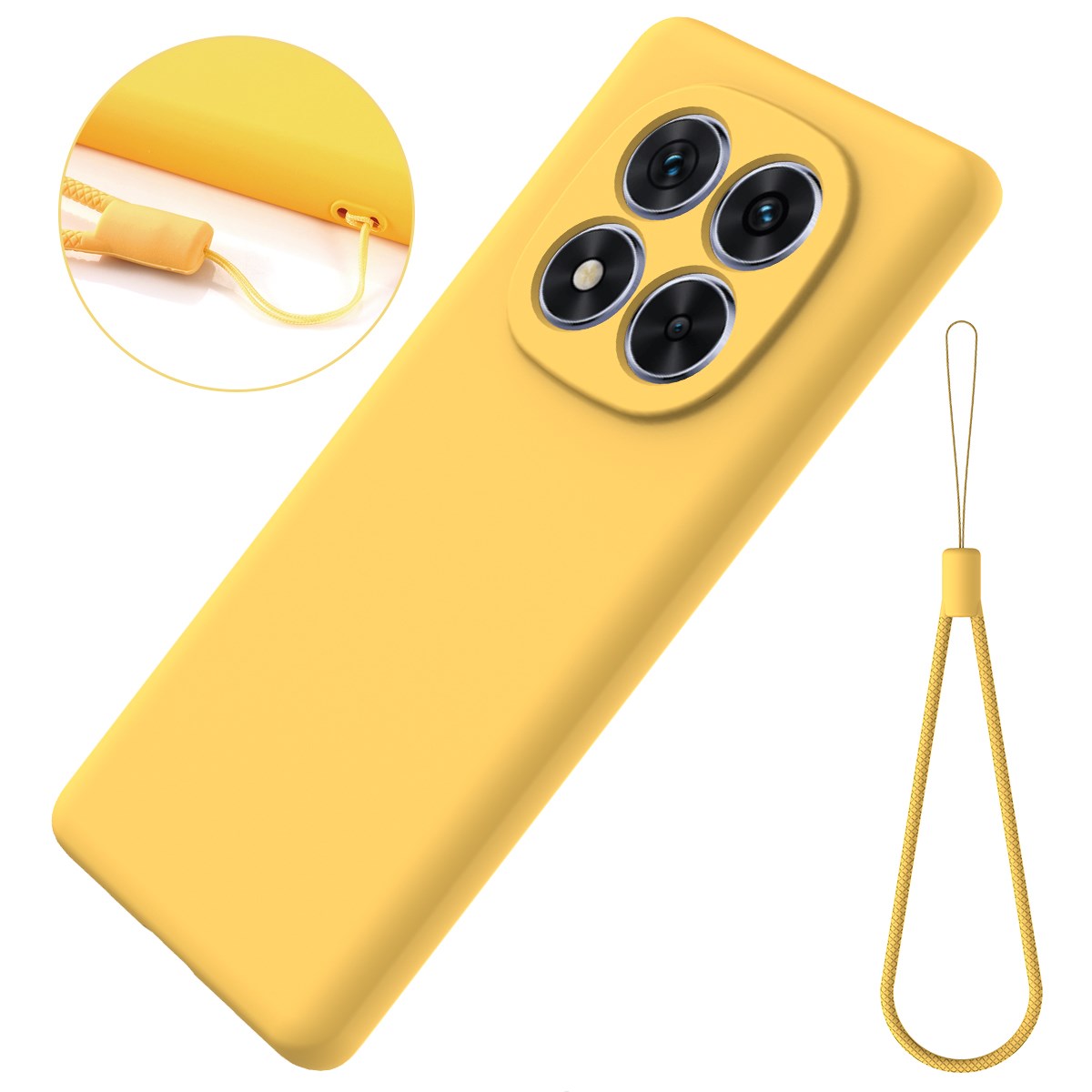 Xiaomi Redmi Note 15 Pro (5G) EIDERWOOD Silikone Bagside Cover m. Strop - Gul