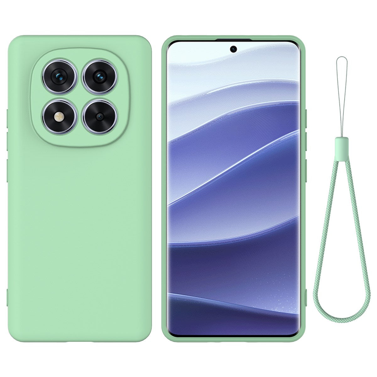 Xiaomi Redmi Note 15 Pro (5G) EIDERWOOD Silikone Bagside Cover m. Strop - Grøn