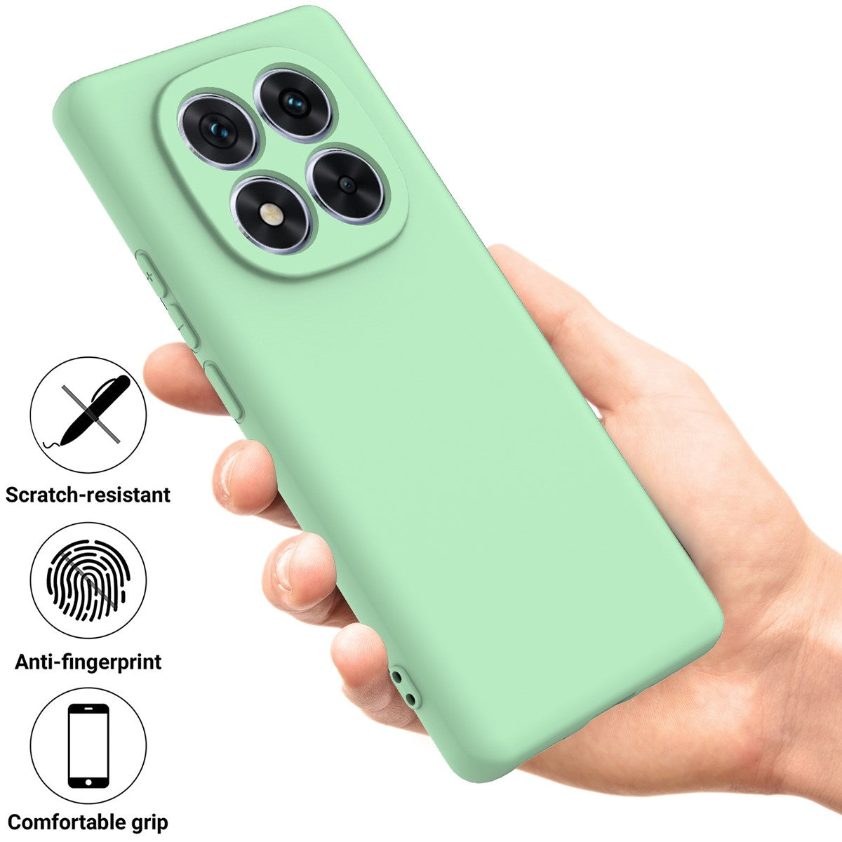 Xiaomi Redmi Note 15 Pro (5G) EIDERWOOD Silikone Bagside Cover m. Strop - Grøn