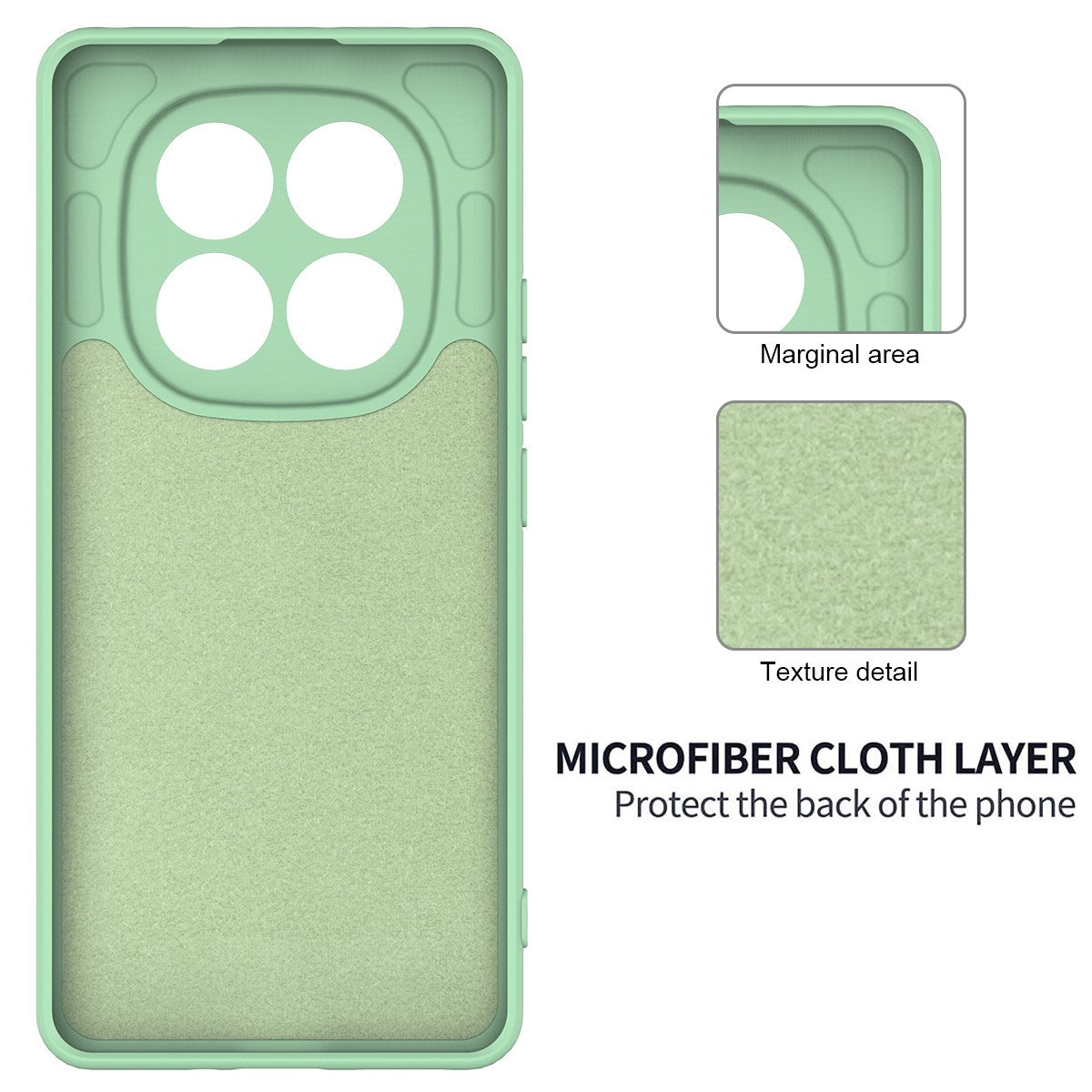 Xiaomi Redmi Note 15 Pro (5G) EIDERWOOD Silikone Bagside Cover m. Strop - Grøn