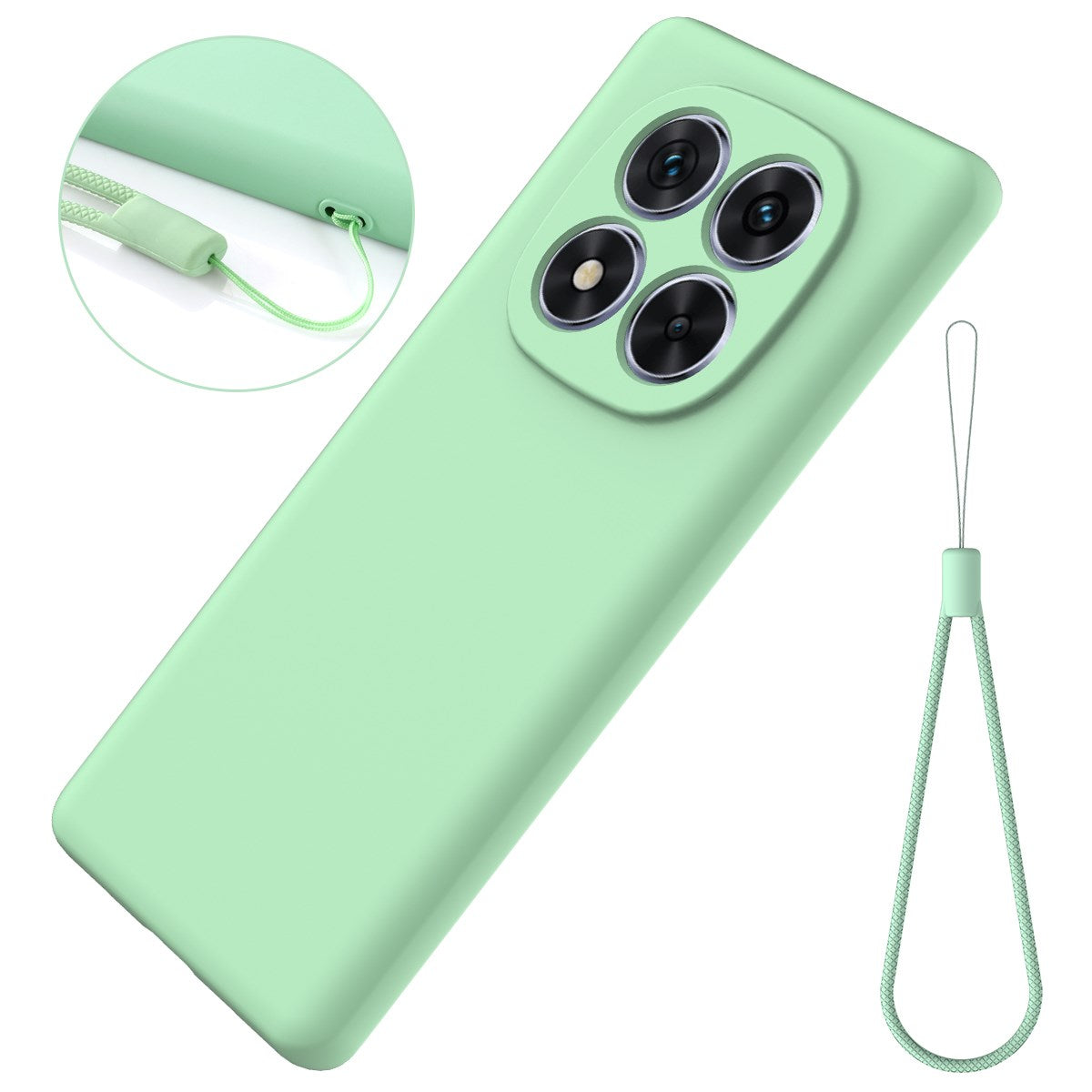 Xiaomi Redmi Note 15 Pro (5G) EIDERWOOD Silikone Bagside Cover m. Strop - Grøn