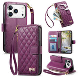 iPhone 18 Pro Max / 17 Pro Max EIDERWOOD Kunstlæder Flip Cover m. Tekstur - Lilla