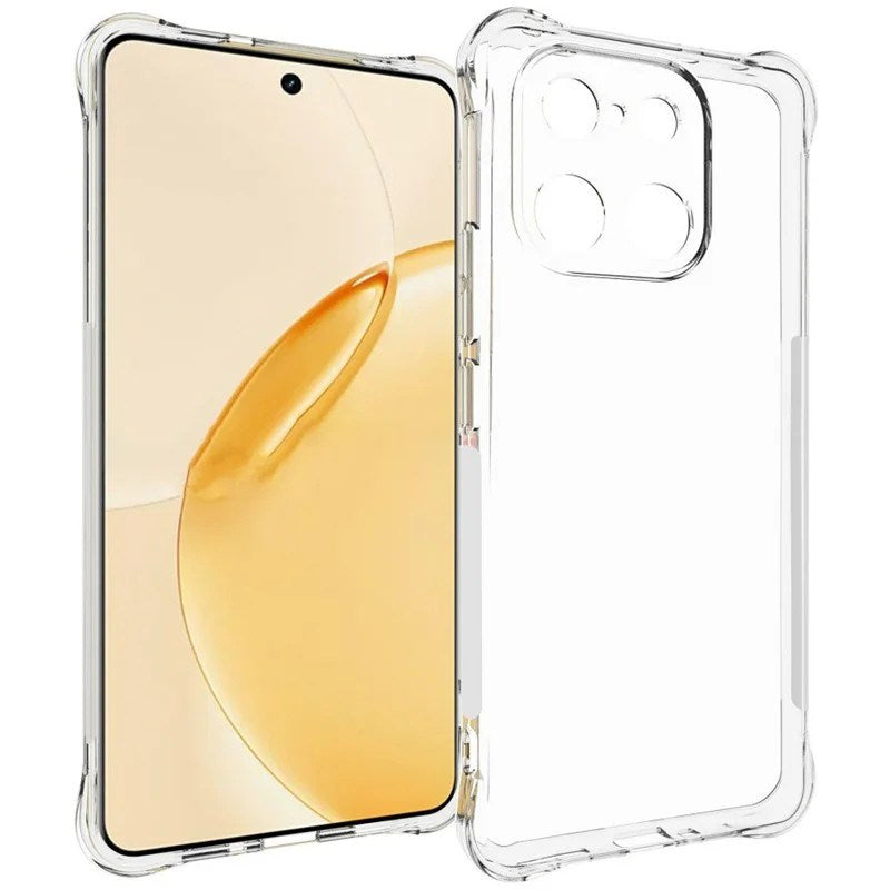 Realme 16 Pro+ WANLONFENG Fleksibelt Plastik Bagsidecover m. Forstærkede Hjørner - Gennemsigtig