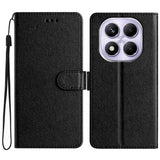 Xiaomi Redmi Note 15 (5G) / Poco M8 (5G) EIDERWOOD Kunstlæder Flip Cover inkl. Strop - Sort