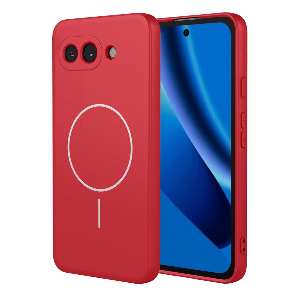 Google Pixel 10a EIDERWOOD Fleksibelt Plast Bagside Cover - MagSafe Kompatibel - Rød