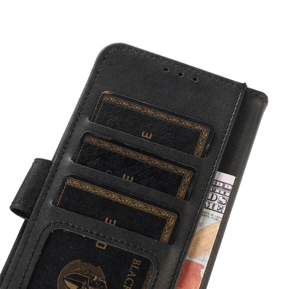 EIDERWOOD OnePlus Nord CE6 / Nord 6 Kunstlæder Flip Cover med Ståfunktion og Pung - Sort