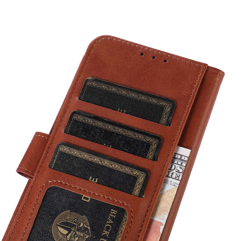 EIDERWOOD OnePlus Nord CE6 / Nord 6 Kunstlæder Flip Cover med Ståfunktion og Pung - Brun