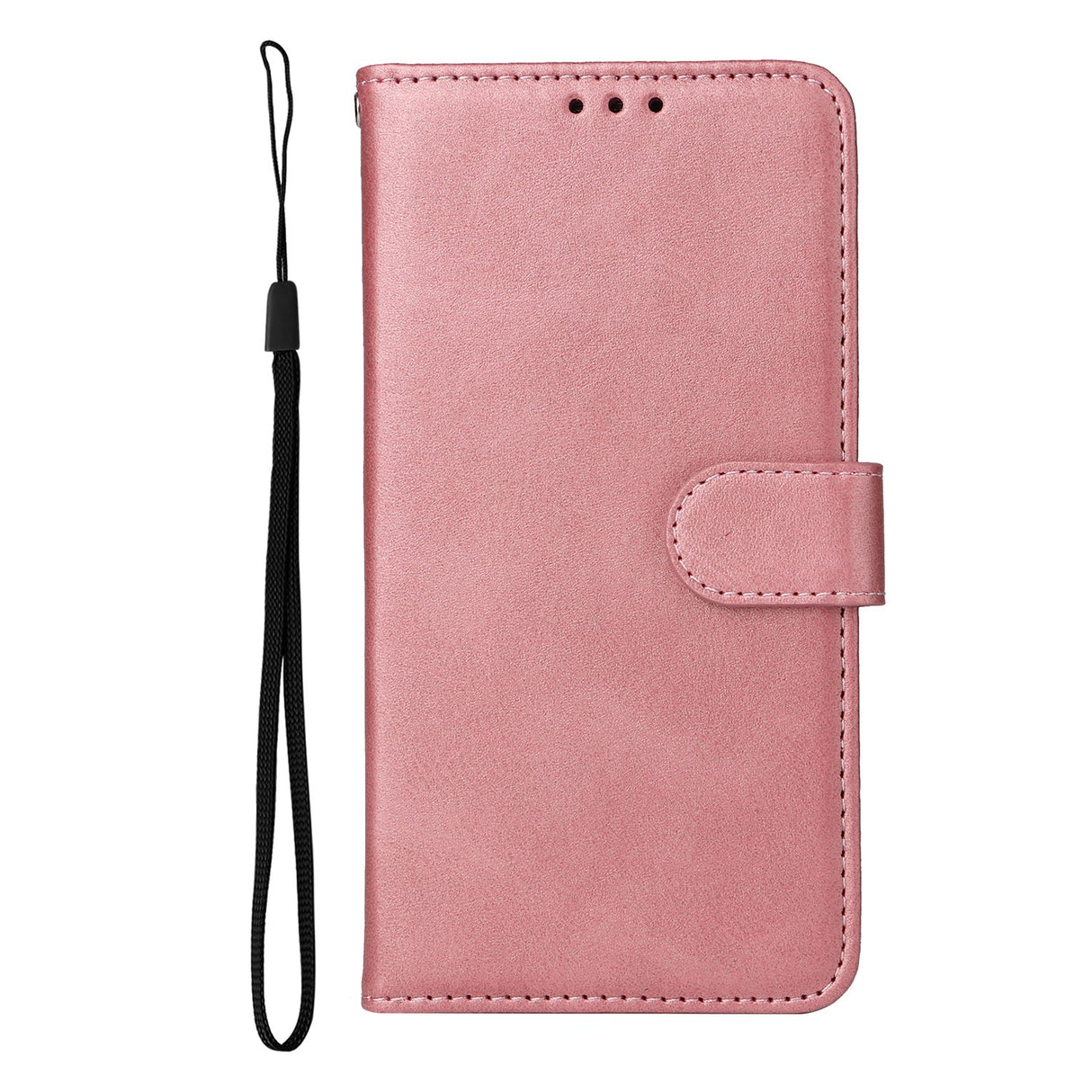 Realme 16 Pro EIDERWOOD Kunstlæder Flip Cover inkl. Strop - Lyserød