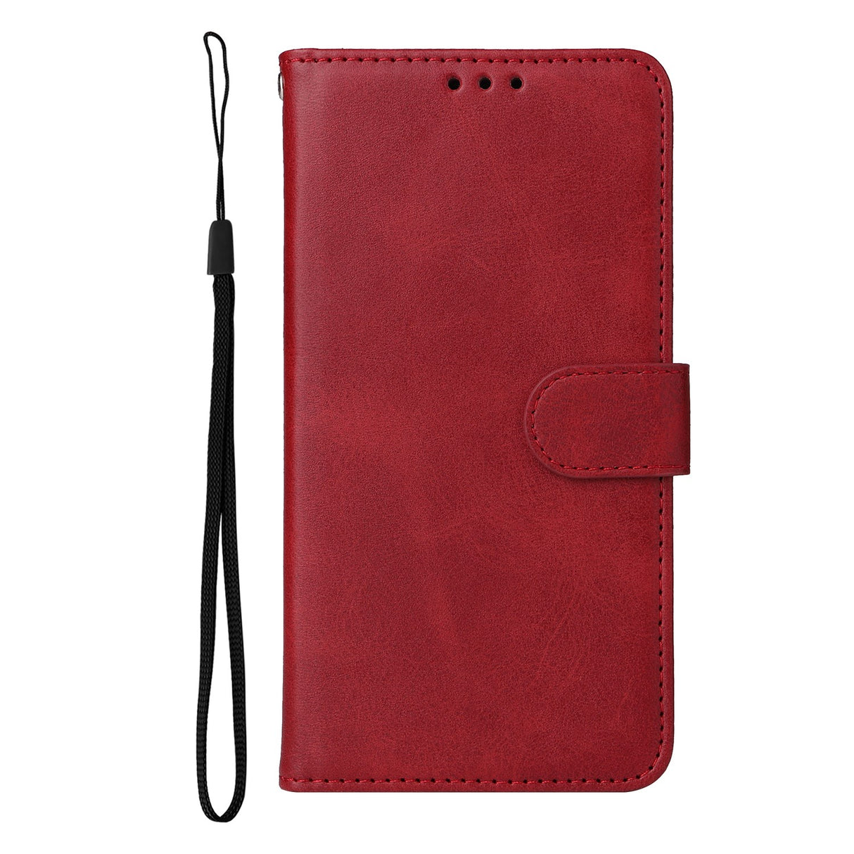 Realme 16 Pro EIDERWOOD Kunstlæder Flip Cover inkl. Strop - Rød