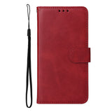Realme 16 Pro EIDERWOOD Kunstlæder Flip Cover inkl. Strop - Rød