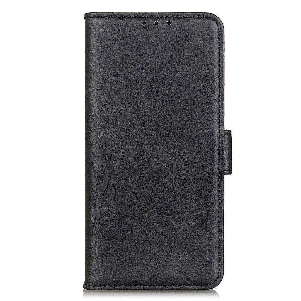 Motorola Moto G77 / G67 EIDERWOOD Kunstlæder Mobilcover m. Kortholder - Sort