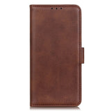 Motorola Moto G77 / G67 EIDERWOOD Kunstlæder Mobilcover m. Kortholder - Brun