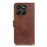 Motorola Moto G77 / G67 EIDERWOOD Kunstlæder Mobilcover m. Kortholder - Brun