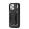 iPhone 17 Pro EIDERWOOD Kunstlæder Cover m. Kortholder - MagSafe Kompatibel - Sort