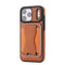 iPhone 17 Pro EIDERWOOD Kunstlæder Cover m. Kortholder - MagSafe Kompatibel - Brun