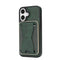 iPhone 17 EIDERWOOD Kunstlæder Cover m. Kortholder - MagSafe Kompatibel - Grøn