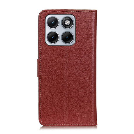 Motorola Edge 70 Fusion EIDERWOOD Kunstlæder Flip Cover - Brun