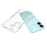 OPPO A6x EIDERWOOD Fleksibelt Plast Bagside Cover m. Forstærkede Hjørner - Gennemsigtig