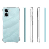 OPPO A6x EIDERWOOD Fleksibelt Plast Bagside Cover m. Forstærkede Hjørner - Gennemsigtig