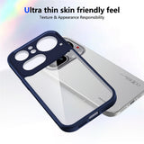Nothing Phone (4a) Pro Hybrid Bagside Cover - Gennemsigtig / Blå