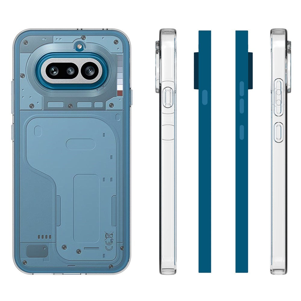 Nothing Phone (4a) EIDERWOOD Fleksibelt Plast Bagside Cover - Gennemsigtig