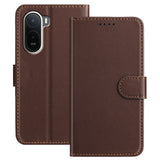 Xiaomi Redmi A7 Pro EIDERWOOD Kunstlæder Flip Cover m. Kortholder - Brun