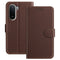 Xiaomi Redmi A7 Pro EIDERWOOD Kunstlæder Flip Cover m. Kortholder - Brun