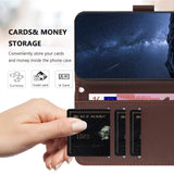 Xiaomi Redmi A7 Pro EIDERWOOD Kunstlæder Flip Cover m. Kortholder - Brun