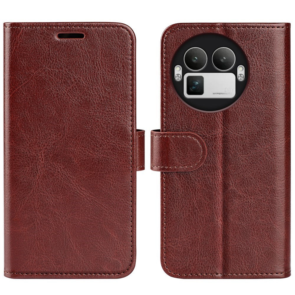 Realme GT 8 Pro EIDERWOOD Kunstlæder Flip Cover - Brun