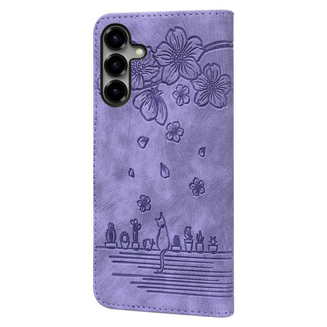 Samsung Galaxy S26 EIDERWOOD Mobil Cover m. Tryk / Kortholder / Strop - Lilla