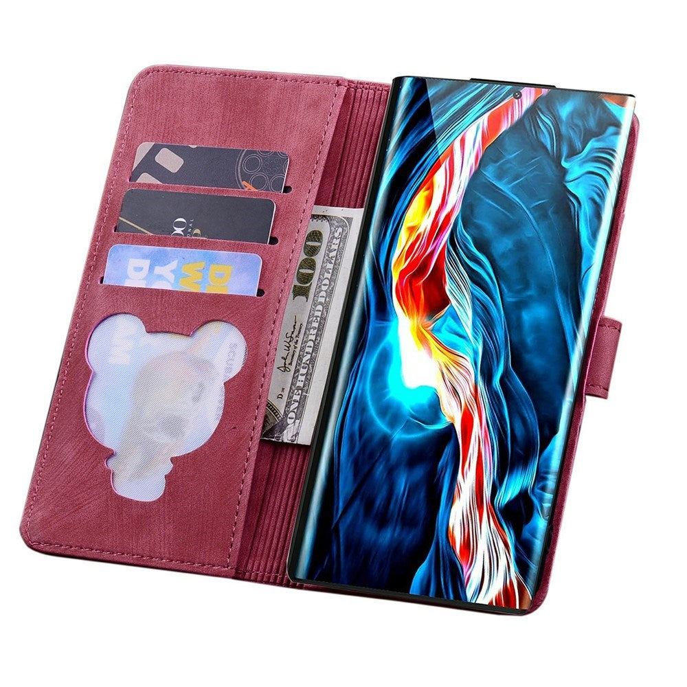 Samsung Galaxy S26 EIDERWOOD Mobil Cover m. Tryk / Kortholder / Strop - Rød