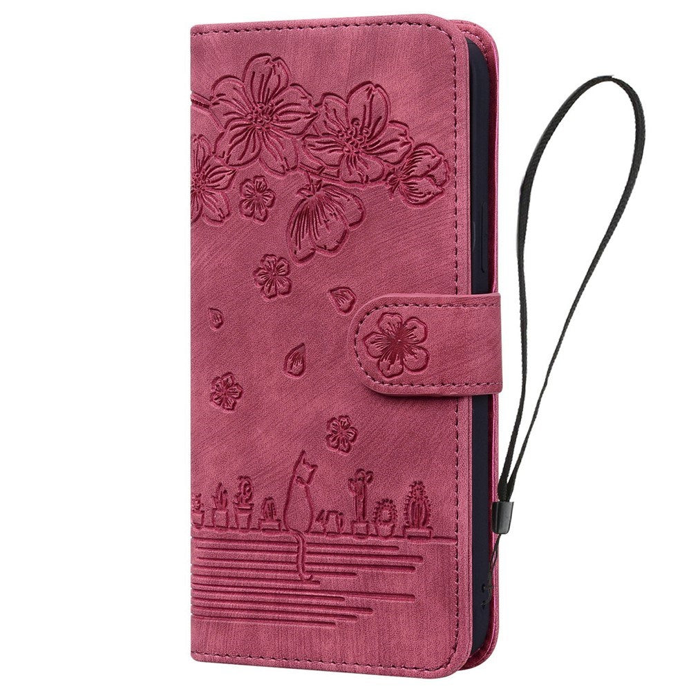 Samsung Galaxy S26 EIDERWOOD Mobil Cover m. Tryk / Kortholder / Strop - Rød