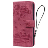 Samsung Galaxy S26 EIDERWOOD Mobil Cover m. Tryk / Kortholder / Strop - Rød