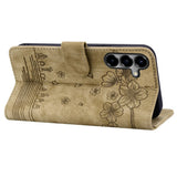 Samsung Galaxy S26 EIDERWOOD Mobil Cover m. Tryk / Kortholder / Strop - Brun