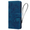 Samsung Galaxy S26 EIDERWOOD Mobil Cover m. Tryk / Kortholder / Strop - Blå