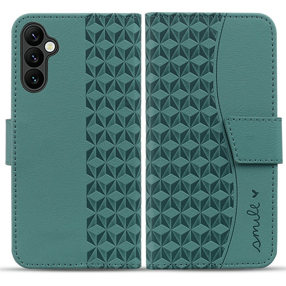 Samsung Galaxy A57 EIDERWOOD Mobilcover m. Tryk - Kortholder & Strop - Grøn