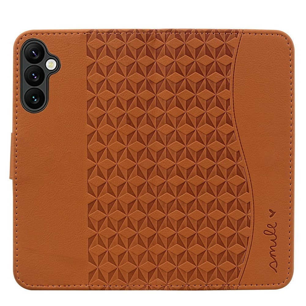 Samsung Galaxy A57 EIDERWOOD Mobilcover m. Tryk - Kortholder & Strop - Brun