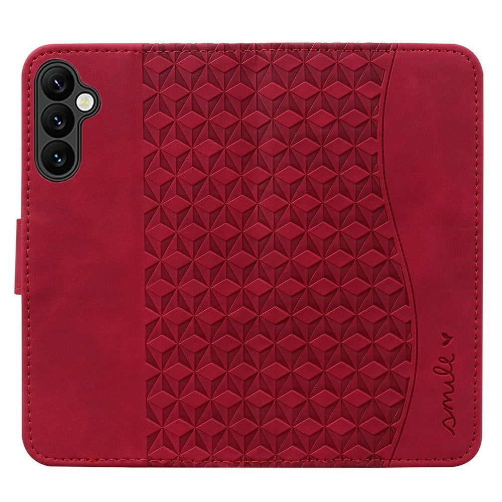 Samsung Galaxy A57 EIDERWOOD Mobilcover m. Tryk - Kortholder & Strop - Rød