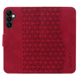 Samsung Galaxy A57 EIDERWOOD Mobilcover m. Tryk - Kortholder & Strop - Rød