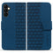Samsung Galaxy A57 EIDERWOOD Mobilcover m. Tryk - Kortholder & Strop - Blå