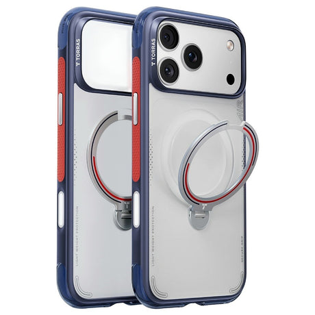 iPhone 17 Pro TORRAS Ostand Q3 Air Case m. 360° Kickstand - MagSafe Kompatibel - UK Lion