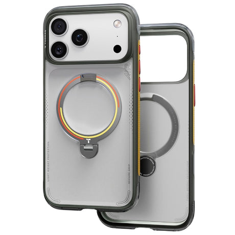 iPhone 17 Pro TORRAS Ostand Q3 Air Case m. 360° Kickstand - MagSafe Kompatibel - Germay Iron