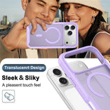 iPhone 18 Pro Max / 17 Pro Max EIDERWOOD Mat Hybrid Plast Bagside Cover m. Skærmbeskyttelsesfilm - MagSafe Kompatibel - Lilla