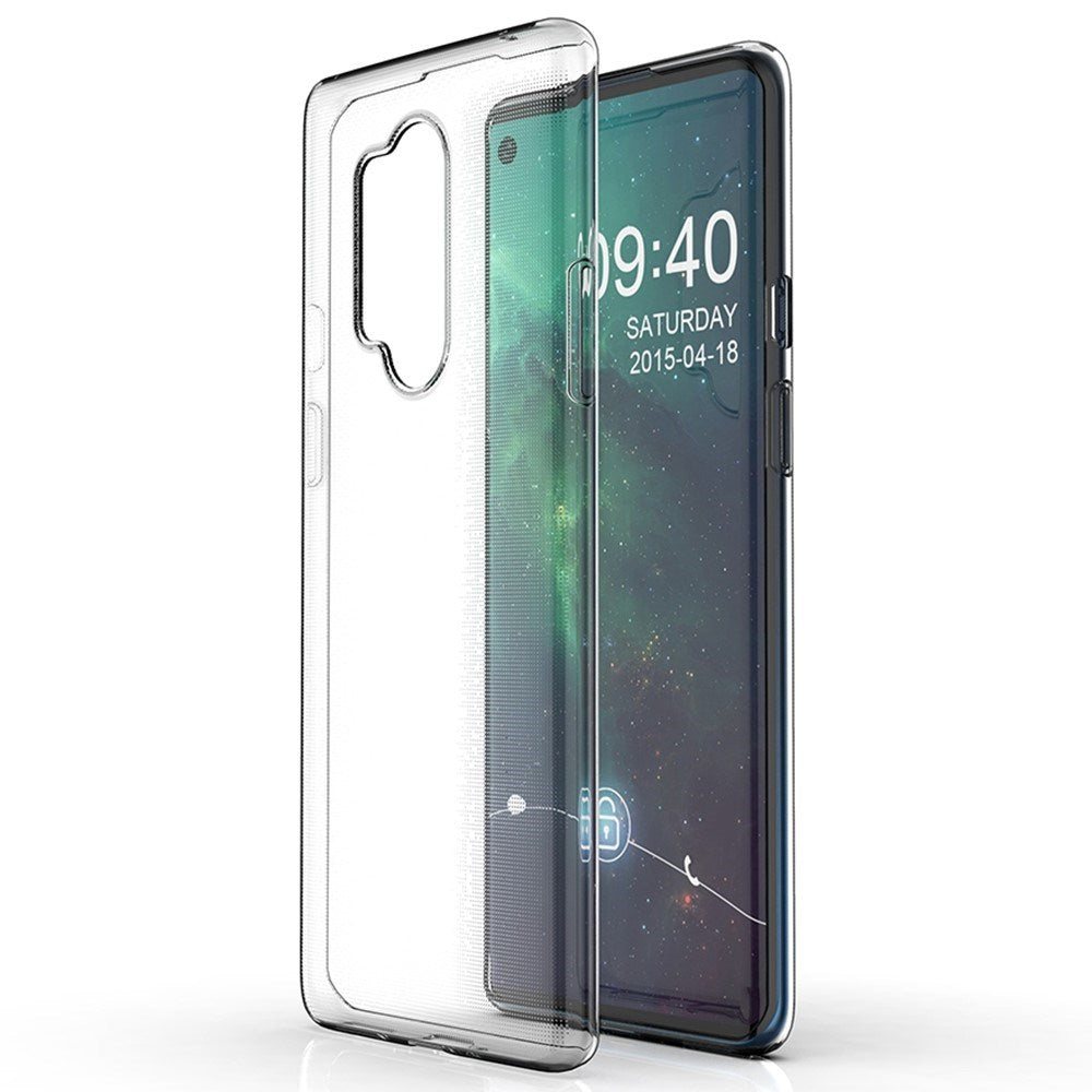 EIDERWOOD OnePlus 8 Pro Fleksibel Plastik Mobil Cover - Gennemsigtig