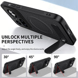 Nothing Phone (4a) Pro EIDERWOOD Hybrid Mobilcover m. Kickstand - Blå